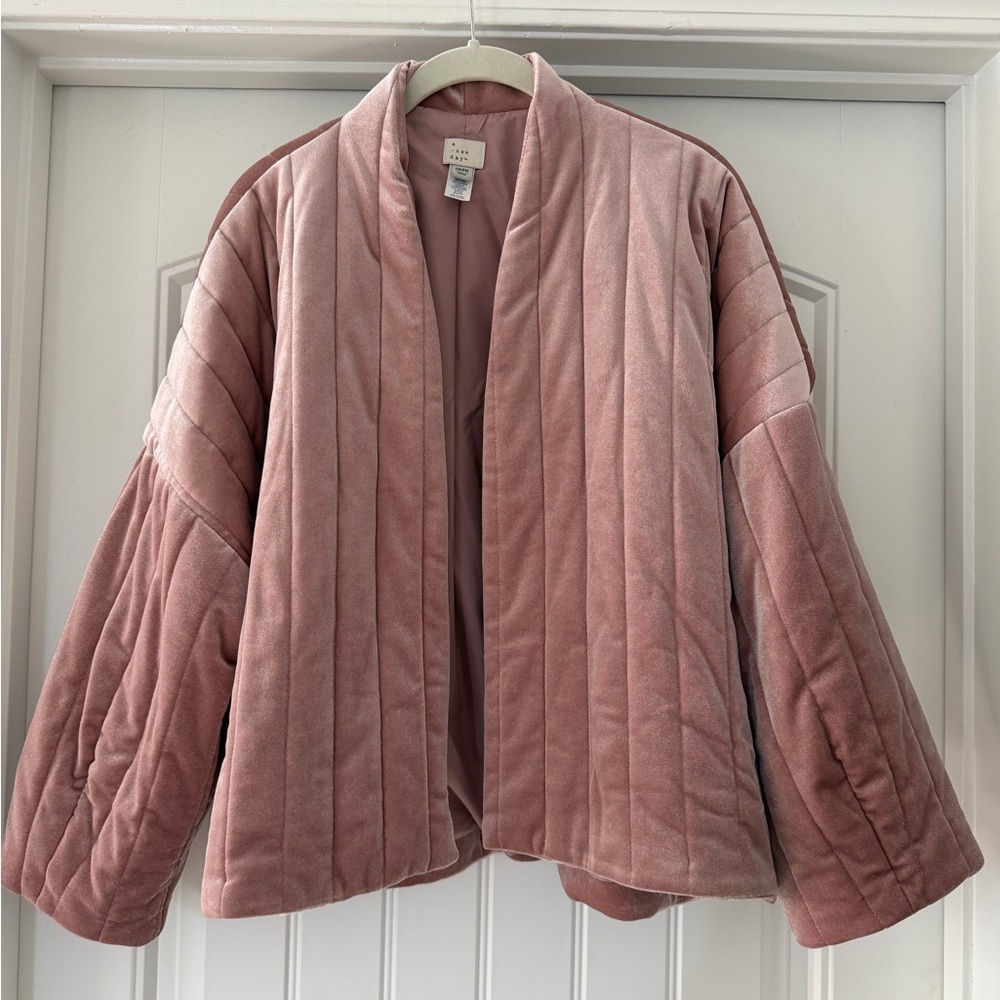 a new day Blush Teddy Jacket